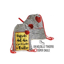 MOCHILA DISFRUTA DEL DÍA