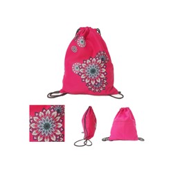 MOCHILA MANDALA ROSA