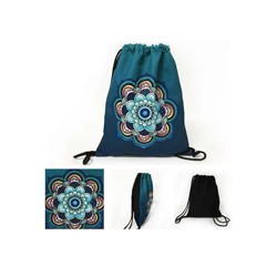 MOCHILA MANDALA AZUL